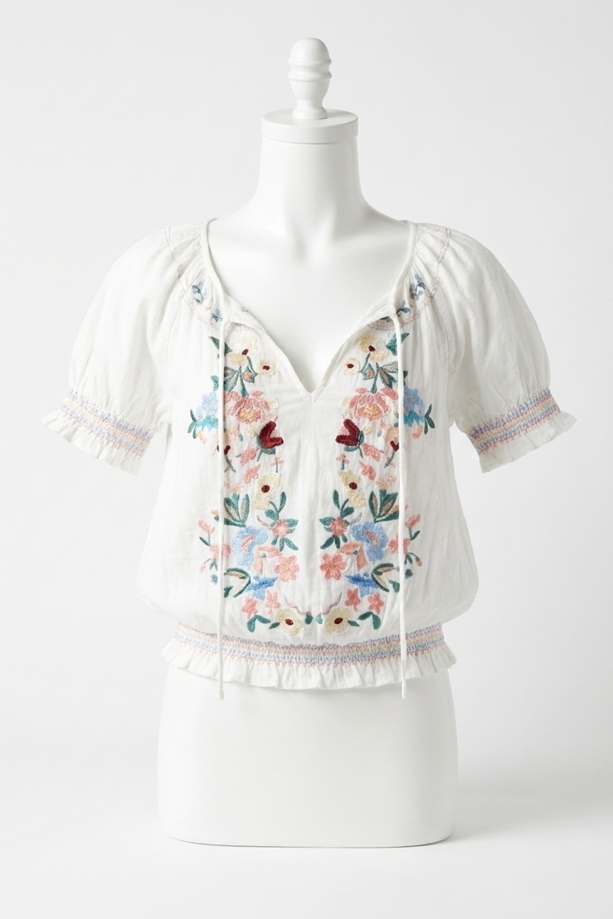 NEW SHOW ME YOUR MUMU lucy top in white